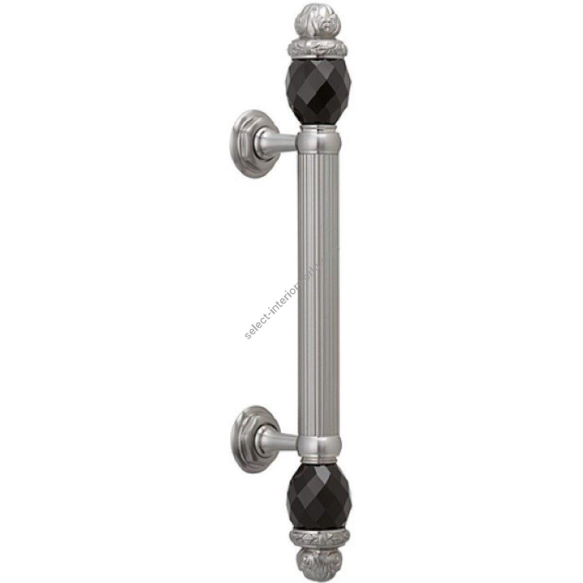 Bronces Mestre / Door Handles / Clasica 340mm with Swarovski black crystal 0N4764.N00.62