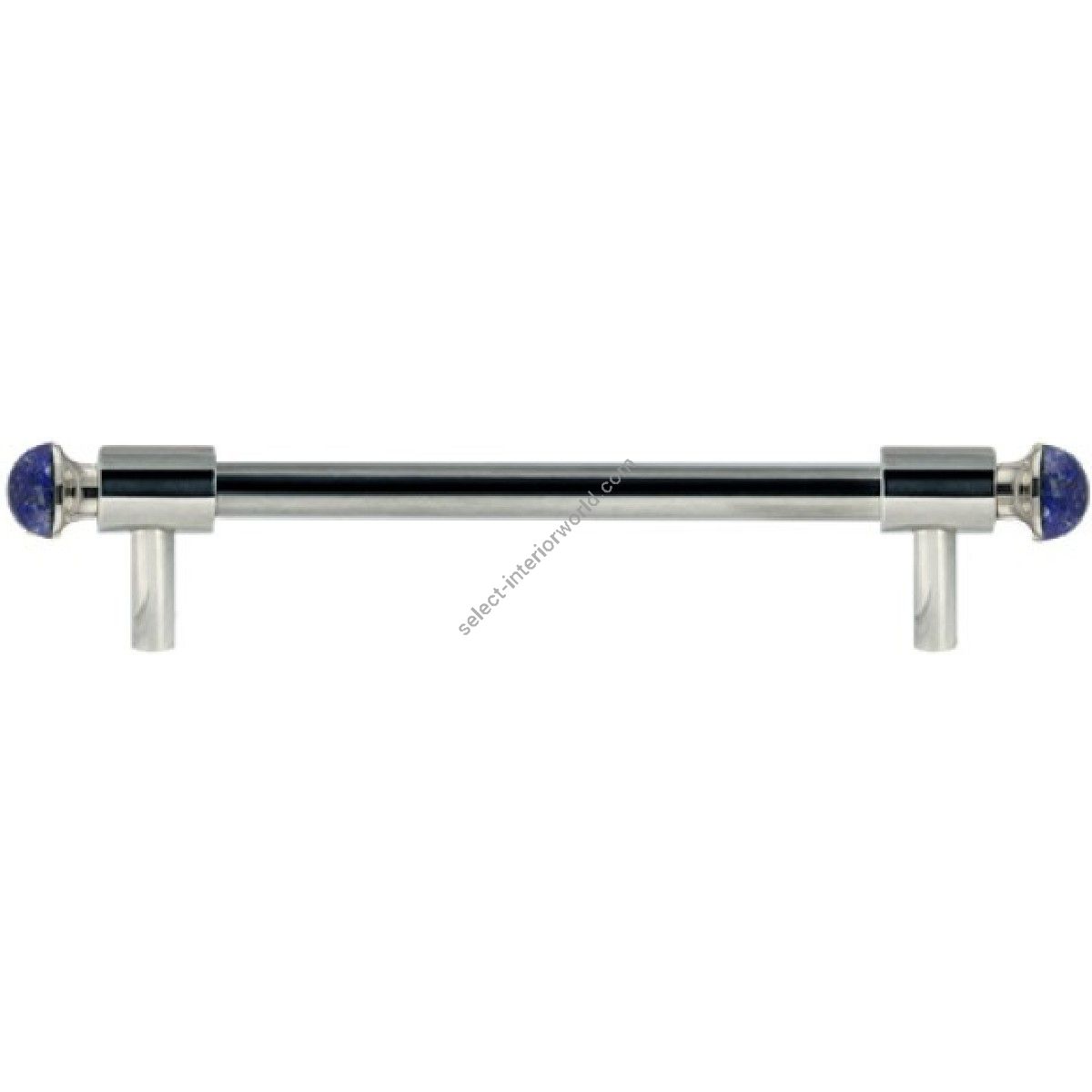 Bronces Mestre / Furniture Handles / Urbe Precious with lapislazuli stone 160mm between centers 0T5000.LP160.50