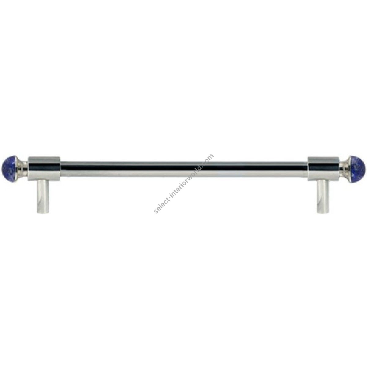 Bronces Mestre / Furniture Handles / Urbe Precious with lapislazuli stone 192mm between centers 0T5000.LP192.50
