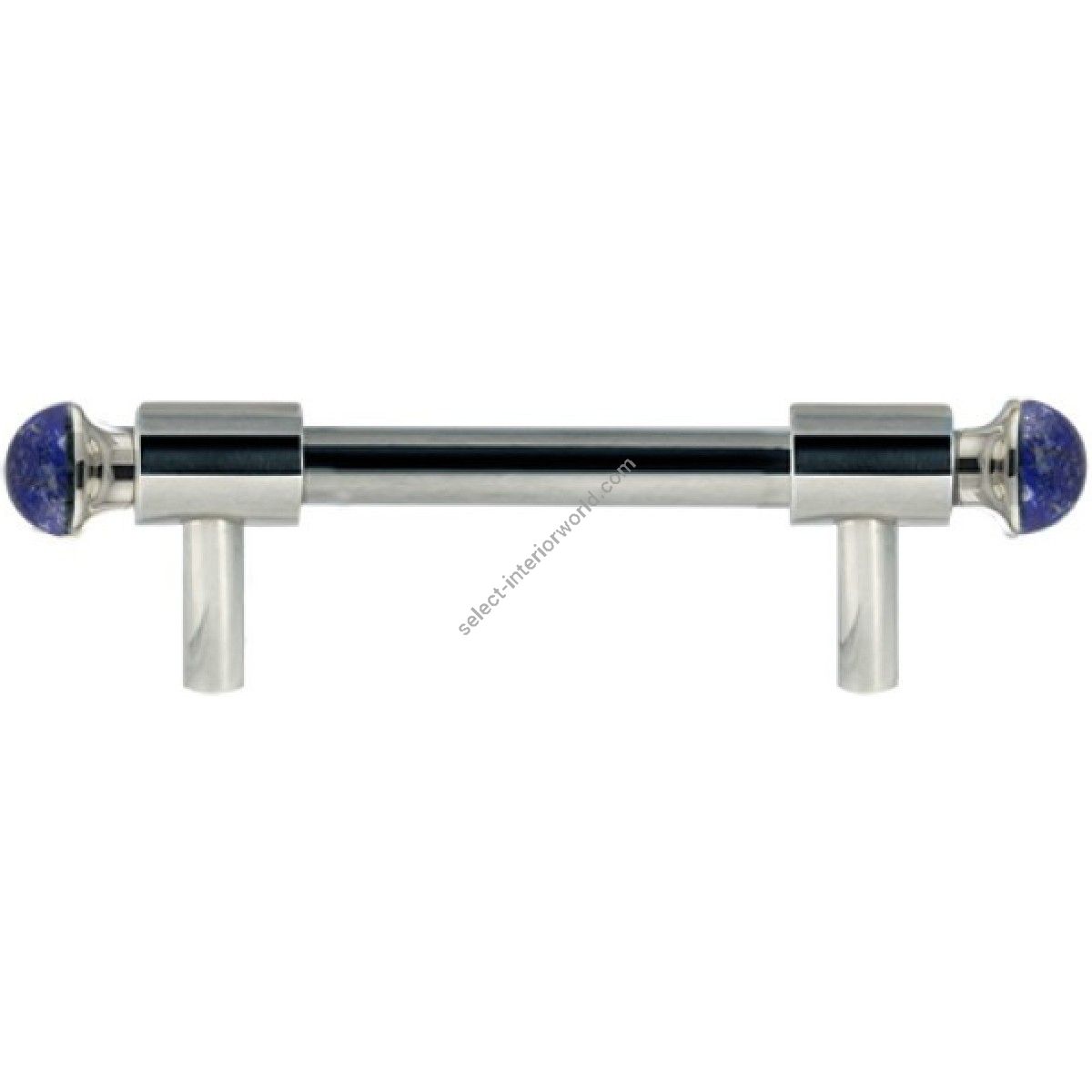 Bronces Mestre / Furniture Handles / Urbe Precious with lapislazuli stone 96mm between centers 0T5000.LP96.30