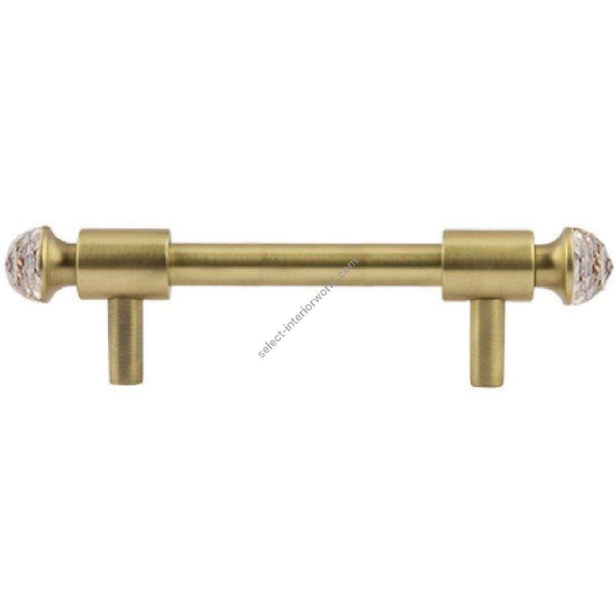 Bronces Mestre / Furniture Handles / Clasica with Swarovski crystal 96mm between centers 0T5000.S96.30