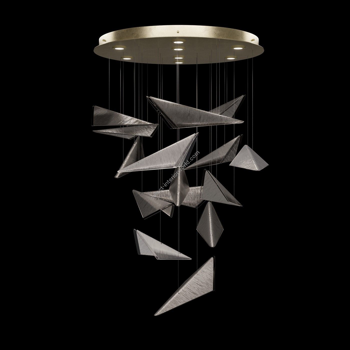 Fine Art Handcrafted Lighting / Pendants & Suspension Lights / Volo 36″W Round Pendant