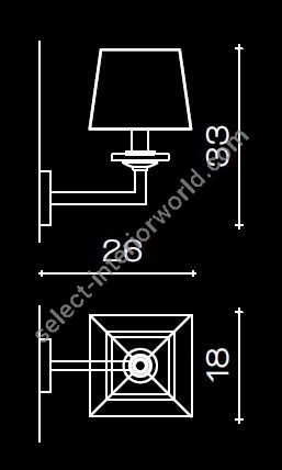 Il Paralume Marina / Wall Sconces / IL-1214/A1