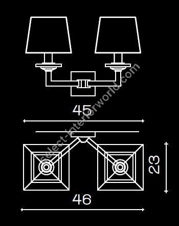 Il Paralume Marina / Wall Sconces / IL-1214/A2