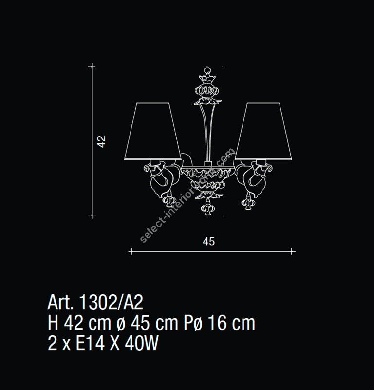 Il Paralume Marina / Wall Lamp / 1302/A2