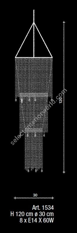 Il Paralume Marina / Chandelier / 1534