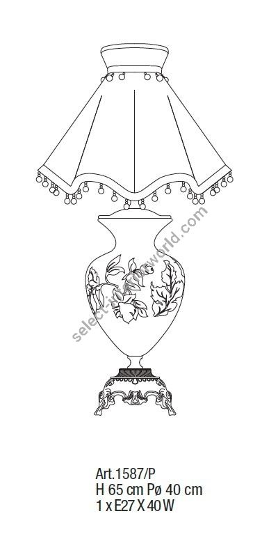 Il Paralume Marina / Table Lamp / 1587/P