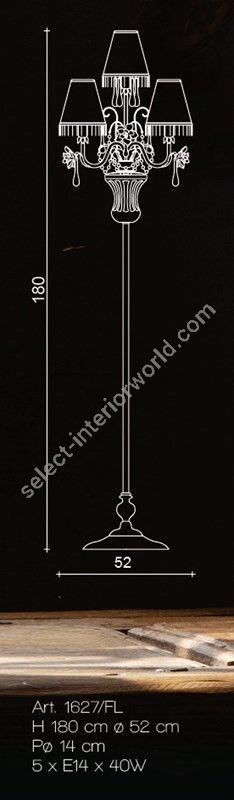 Il Paralume Marina / Floor Lamps / Classic / 1627/FL