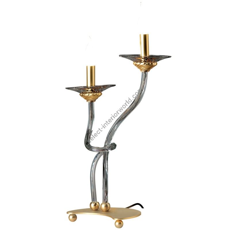 Patrizia Volpato / Table Lamps / Intrecci Handcrafted Murano Glass 1730-LG