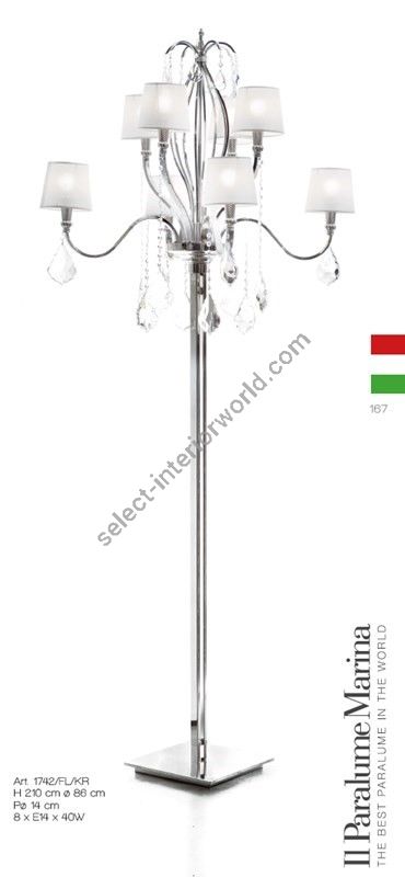 Il Paralume Marina / Floor Lamps / 1742/FL/KR
