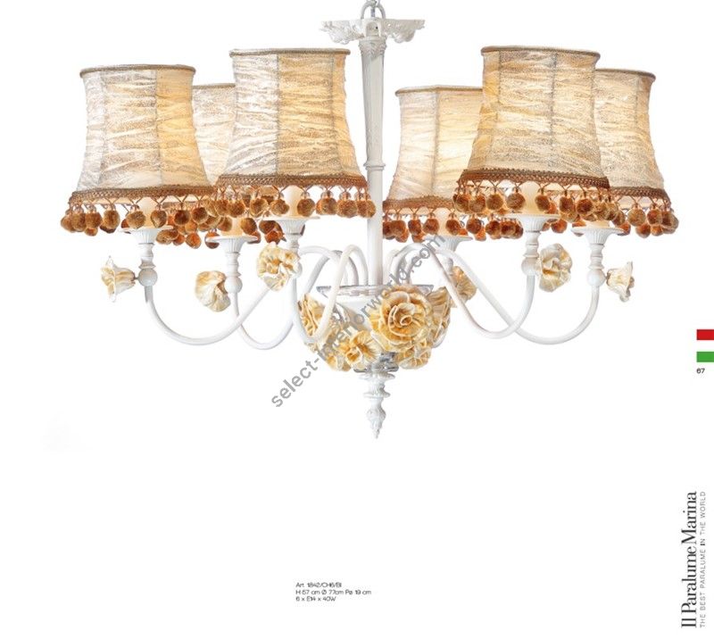 Il Paralume Marina / Pendants & Suspension Lights / 1842/CH6/BI