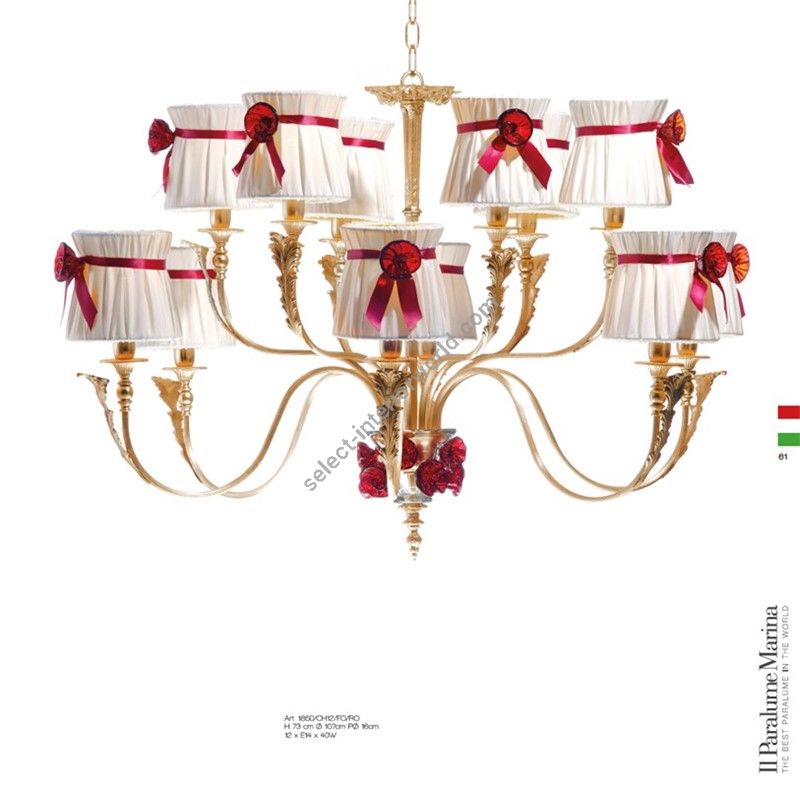 Il Paralume Marina / Pendants & Suspension Lights / 1850/CH12/FO/RO
