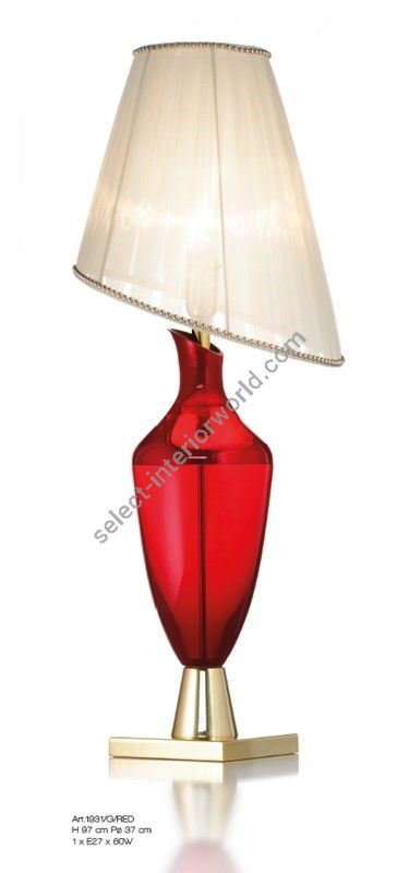 Il Paralume Marina / Table Lamps / 1931/G/RED
