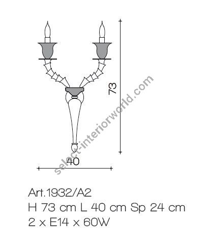 Il Paralume Marina / Wall Sconces / IL-1932/A2