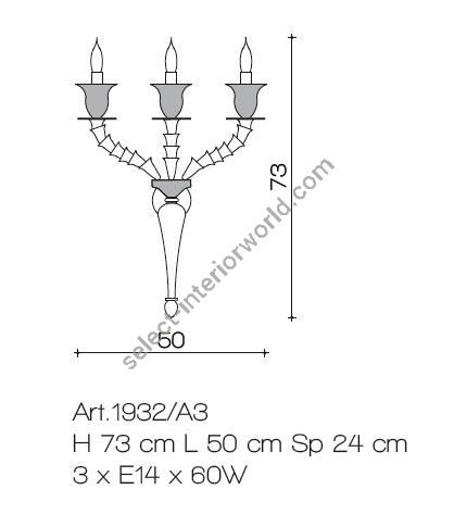 Il Paralume Marina / Wall Sconces / IL-1932/A3