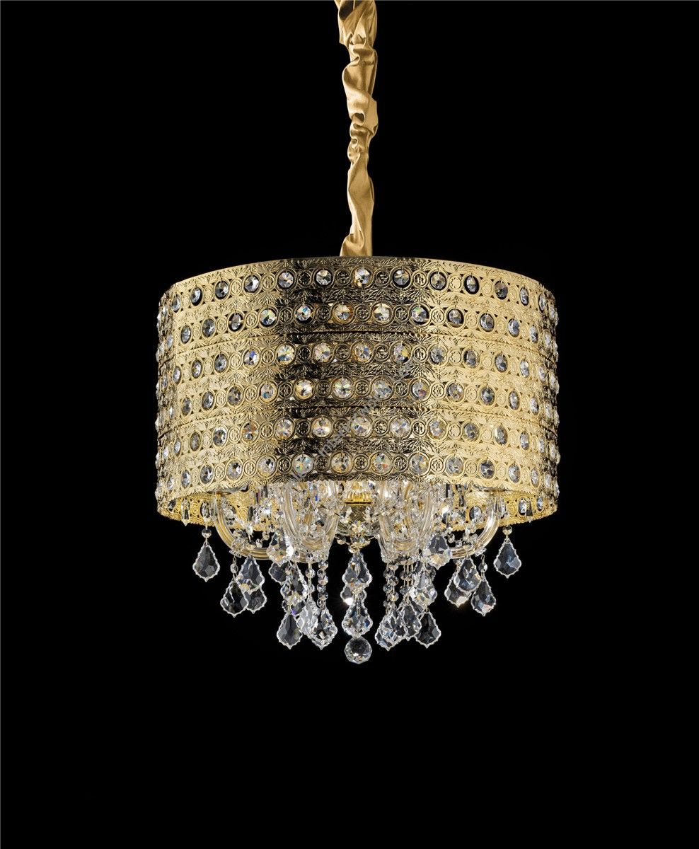 Italian Luxury Lighting / Chandeliers / Maria Theresa Gold 6 Lights 1941 006