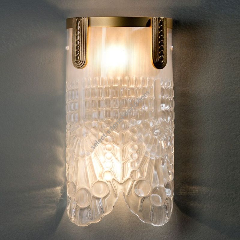 Mariner / Wall Sconces / Brass & Gold 24K Venetian glass 20142.1