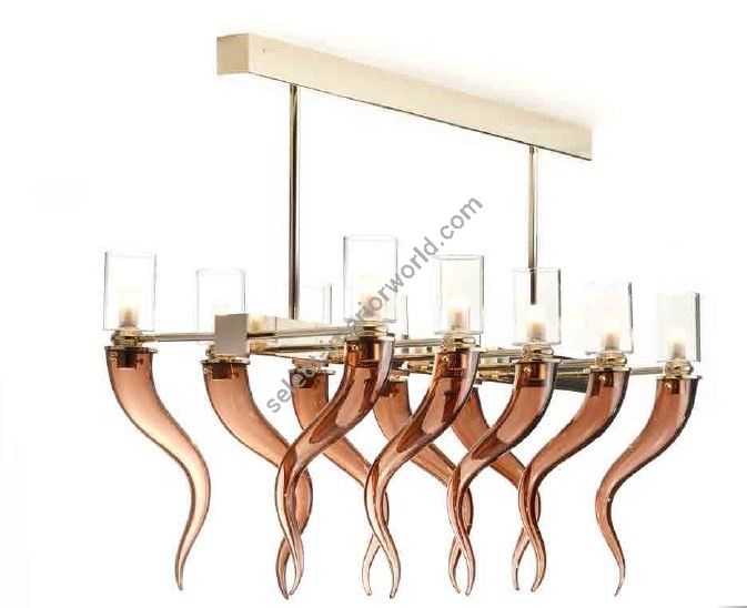 Il Paralume Marina / Pendants & Suspension Lights / 2049/RETT10/LU/CAFFE