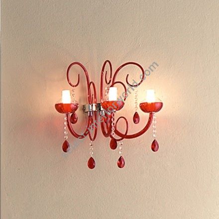 Patrizia Volpato / Wall Sconces / Intrecci Handcrafted Murano Glass Swarovski PV-2082-APP3