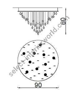 Il Paralume Marina / Chandelier / 2084
