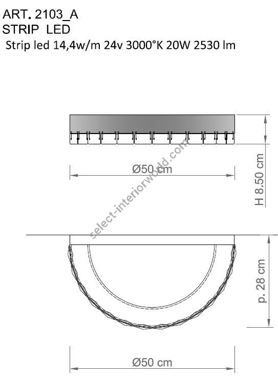 Il Paralume Marina / LED Wall Lights / IL-2103/A