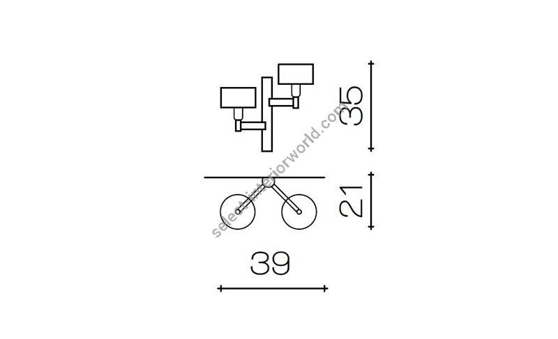 Il Paralume Marina / Wall Sconces / IL-2127/A2/NL