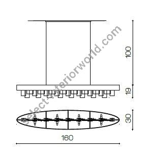 Il Paralume Marina / Chandeliers / Contemporary / 2170/CH17