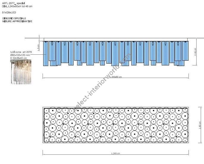Il Paralume Marina / Chandelier / 2267