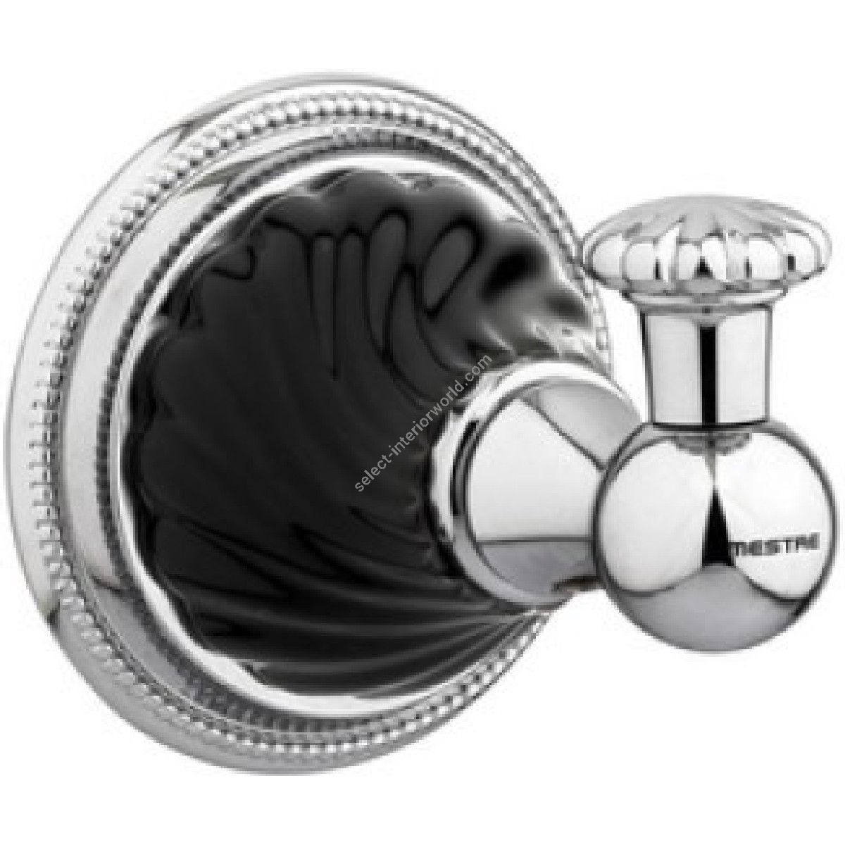 Bronces Mestre / Robe Hooks / Artica with Black porcelain twisted 233575.NSL0.50