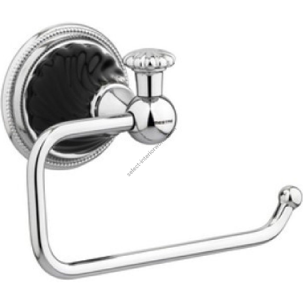 Bronces Mestre / Toilet Roll Holders / Artica with Black porcelain twisted 233577.NSL0.50