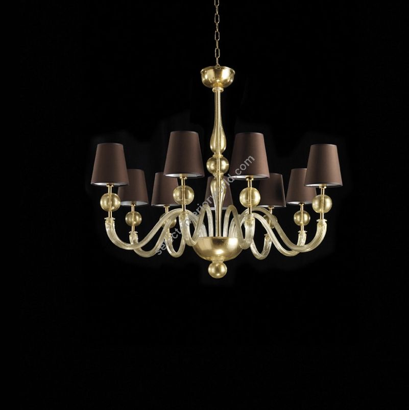 Glass & Glass Murano / Chandeliers / Contemporary Venetian chandeliers CVC25040