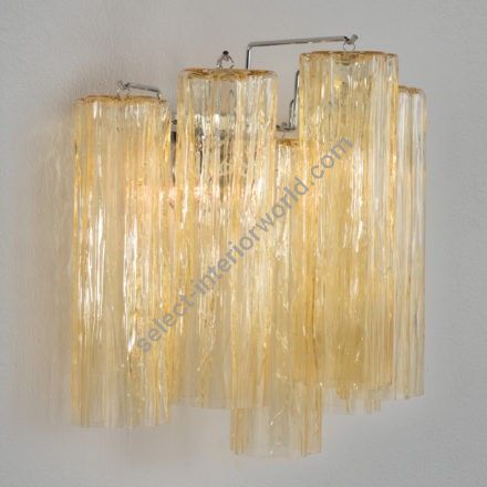 Patrizia Volpato / Wall Sconces / Glace Handcrafted Murano Glass 24 Karat Gold