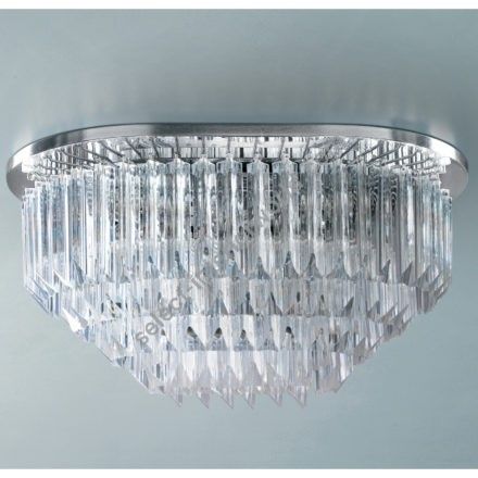 Patrizia Volpato / Semi-Flush Mounts / Cristalli Murano Glass 24 Karat Gold PV-5032-PL