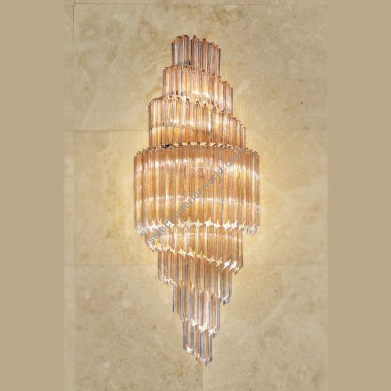 Patrizia Volpato / Wall Sconces / Cristalli Murano Glass 24 Karat Gold PV-5051-APP