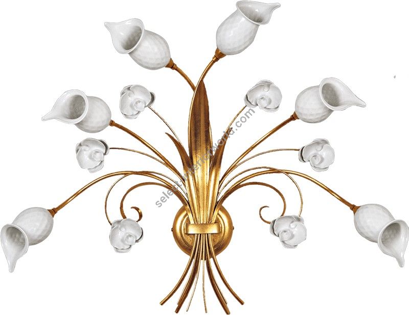 Le Porcellane / Wall Sconces / Orchidea 5323 6