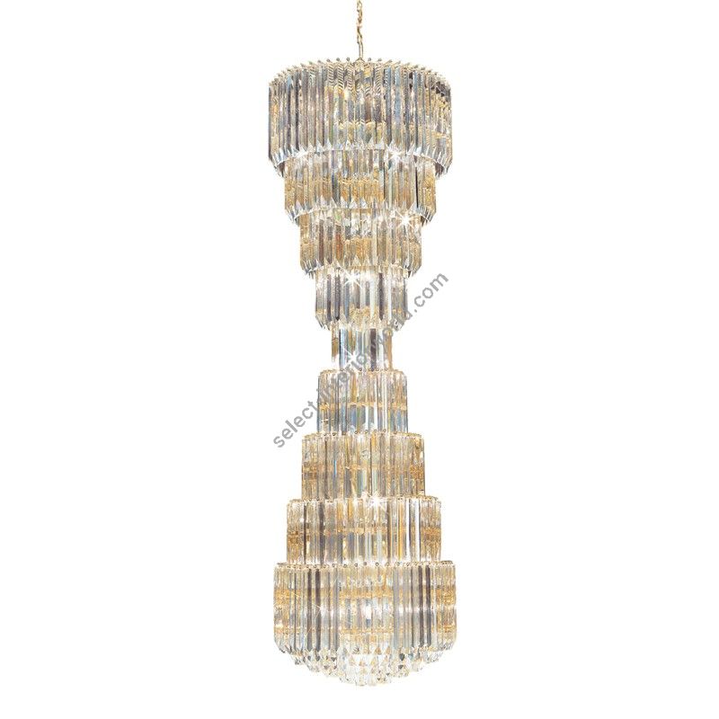 Patrizia Volpato / Cascade Lights / Cristalli Murano Glass 24 Karat Gold 6005-60
