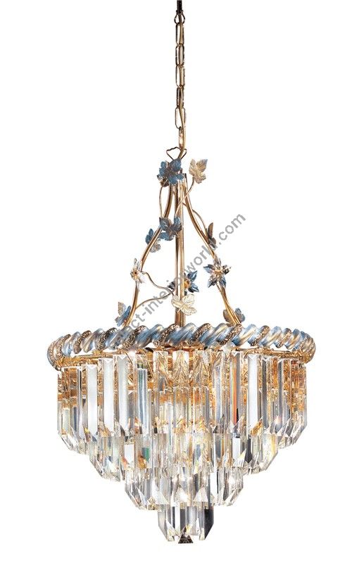 Patrizia Volpato / Chandeliers / Cristalli Murano Glass 24 Karat Gold PV-6035
