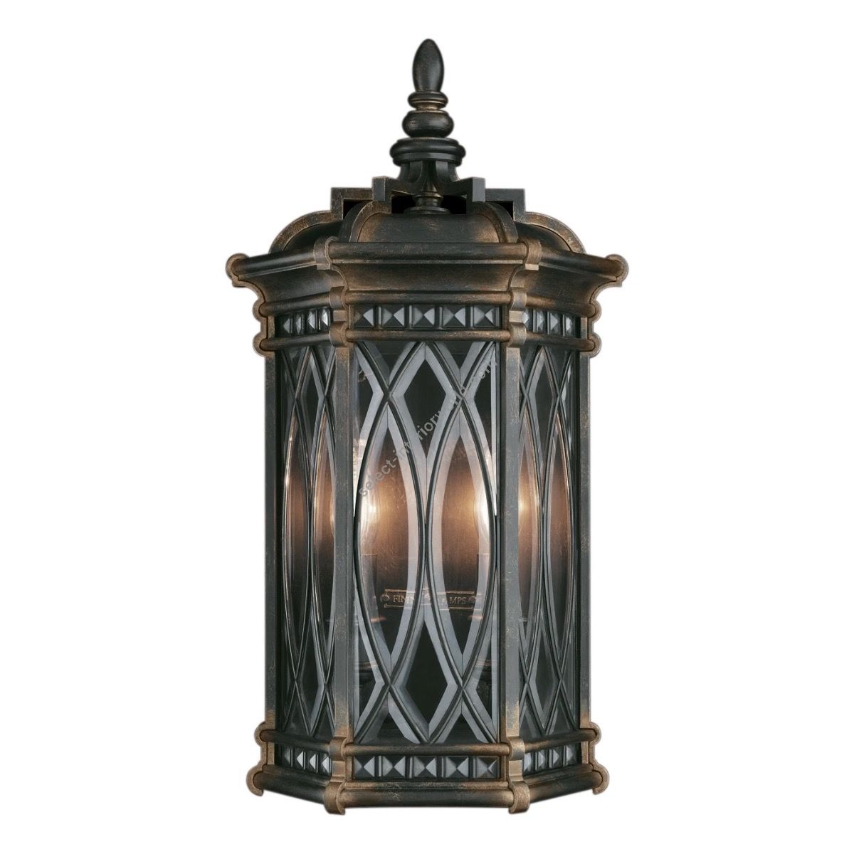 Fine Art Handcrafted Lighting / Outdoor Wall Lights / Warwickshire 21" H