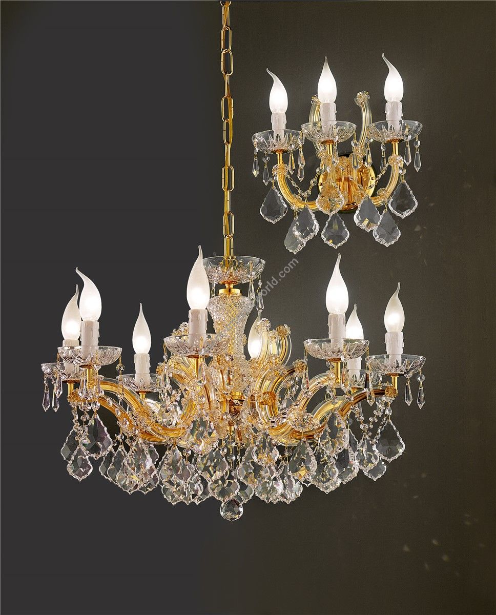 Italian Luxury Lighting / Chandeliers / Maria Theresa 8 Lights 7000 008