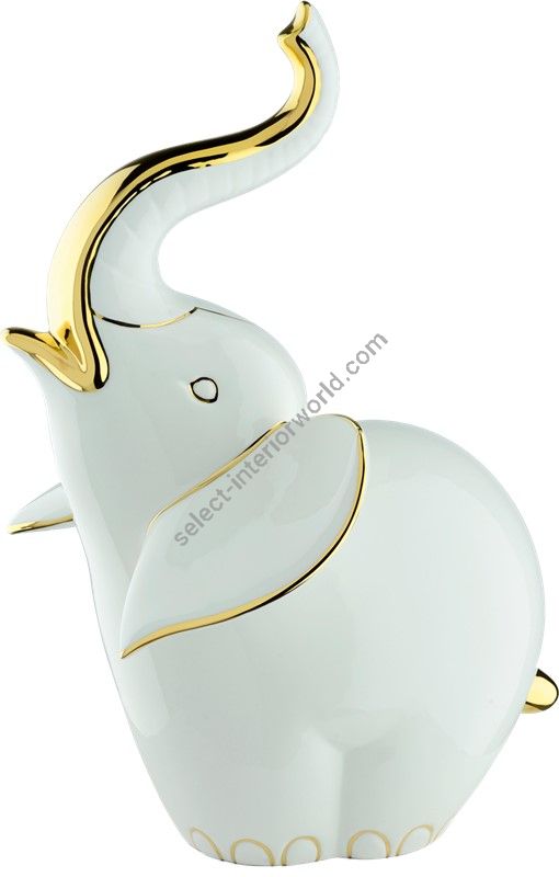 Le Porcellane / Animal Sculptures / Small Elephant 7021