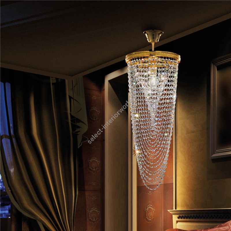 Patrizia Volpato / Chandeliers / Quarzo 24 Karat Gold 7032-30 h87