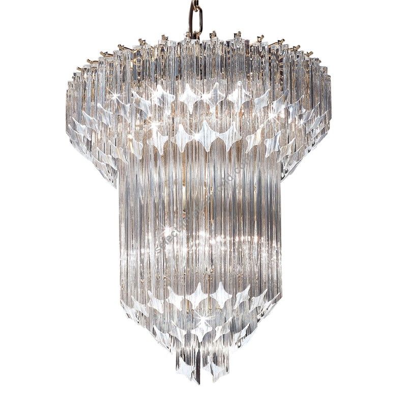 Patrizia Volpato / Chandeliers / Cristalli Murano Glass 24 Karat Gold 7040-60