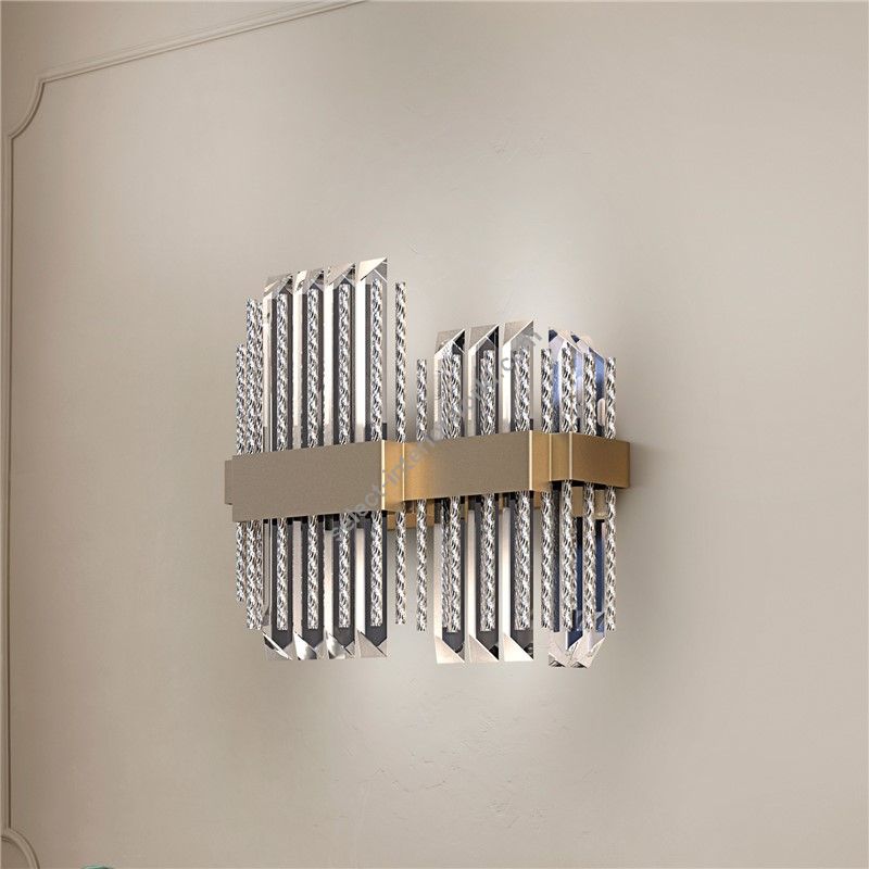 Patrizia Volpato / Wall Sconces / Diamante Handcrafted PV-7100-APP2