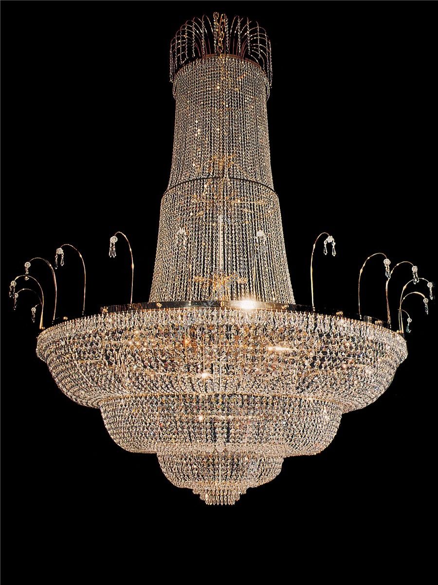 Italian Luxury Lighting / Chandeliers / Empire Crystal 48 Lights 7225 250