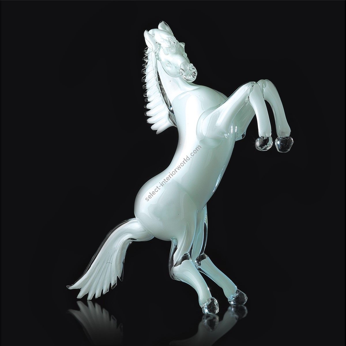 Italian Luxury Lighting / Animal Sculptures / Horse 17cm in Murano Glass 757 1 COL