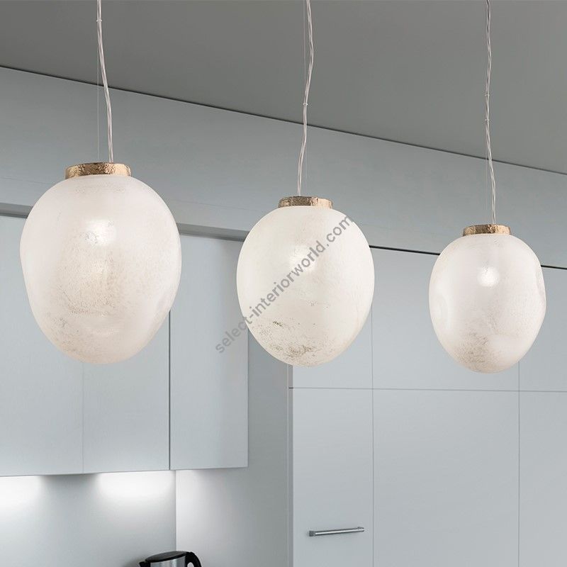 Patrizia Volpato / Pendants & Suspension Lights / Stone Handcrafted Murano Glass 7801-S