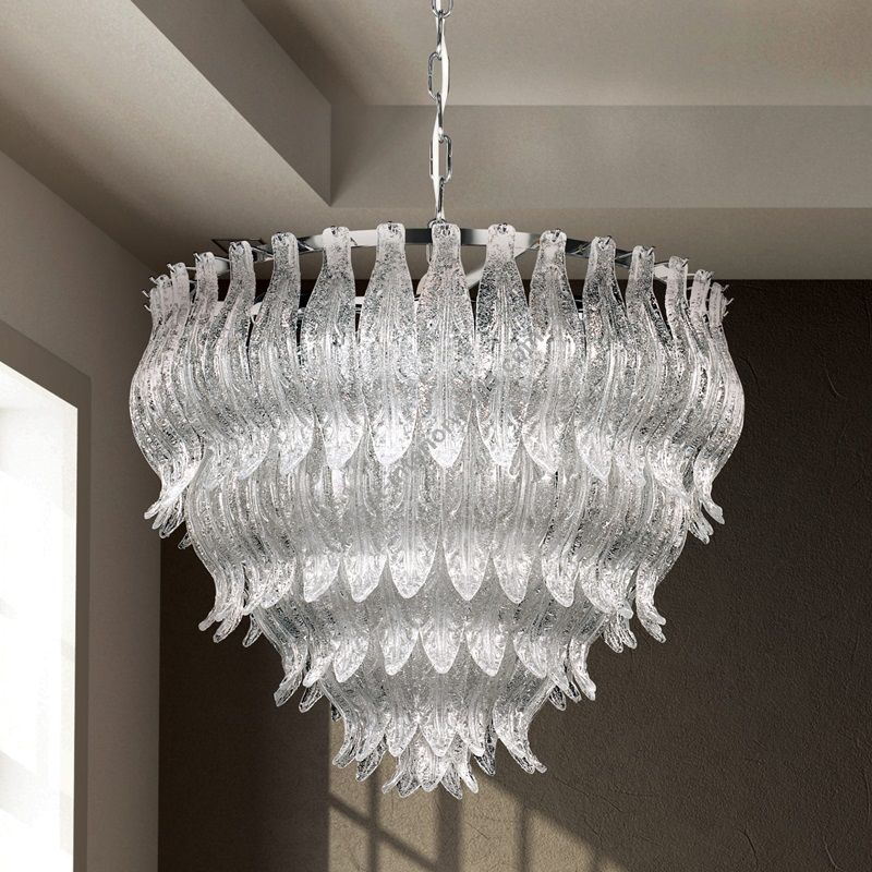 Patrizia Volpato / Chandeliers / Petali Handcrafted Murano glass 24 Karat Gold PV-8002