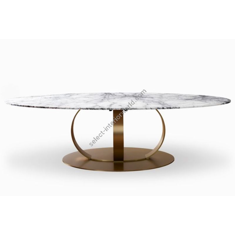 DOM Edizioni / Dining Tables / Andrew Elliptic Marble Top