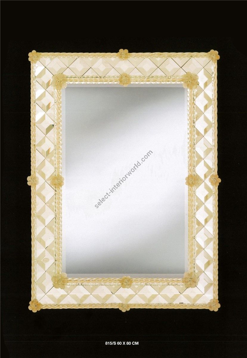 Italian Luxury Lighting / Wall Mirrors / Handmade Venetian Murano Glass 815S