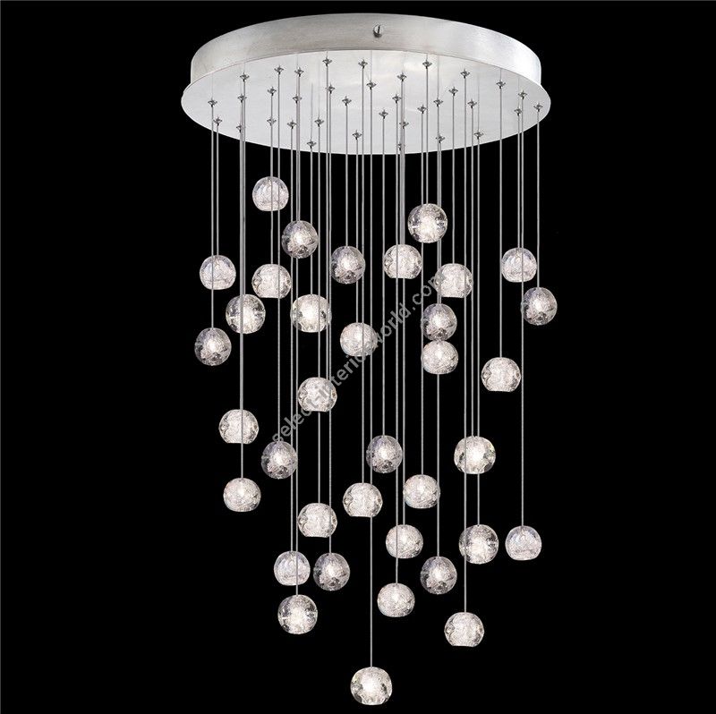 Natural Inspirations 34" Round Pendant Lamp 853440 by Fine Art Handcrafted Lighting